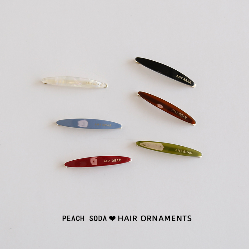 简约气质醋酸一字夹刘海发夹女前额侧边夹2025新款头饰小夹子发卡