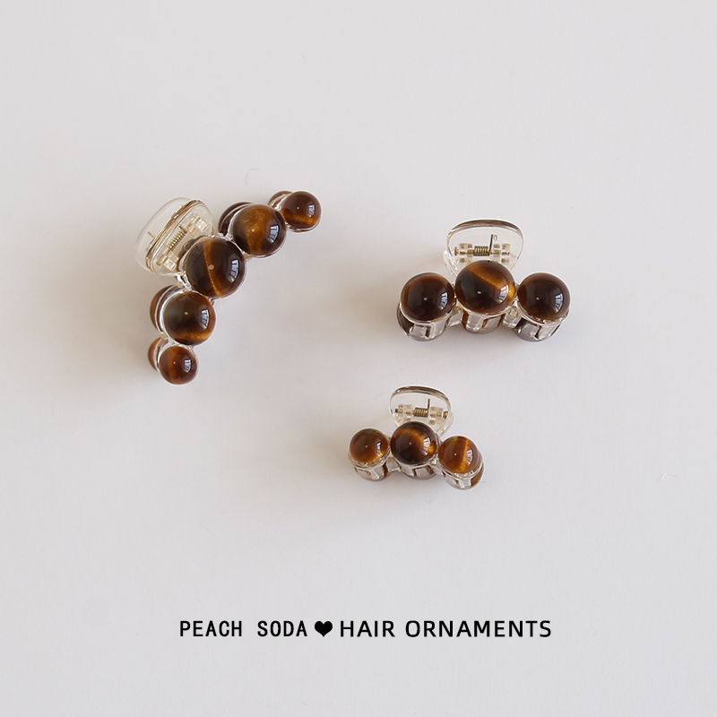 巴洛克复古~高级感秋冬刘海夹抓夹后脑勺鲨鱼夹半扎中号发夹头饰