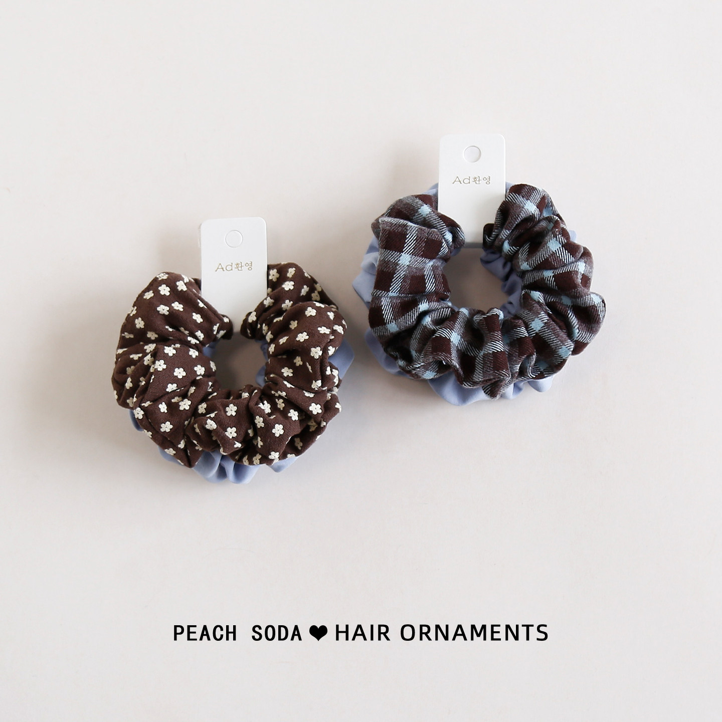 2个装！韩版高弹性碎花格纹发圈皮筋大肠圈气质百搭款头绳头饰女,饰品/流行首饰/时尚饰品新,发饰,淘宝优惠券,粉丝福利购,淘宝优惠卷