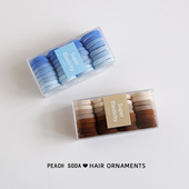 温柔舒服超弹力 毛巾圈 发圈发饰韩国简约皮筋不伤发扎马尾头绳