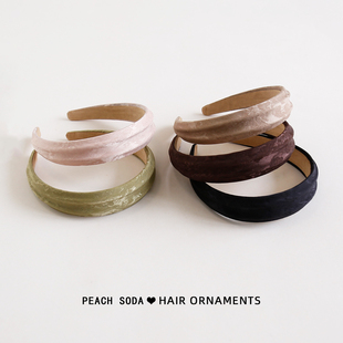 气质国风布艺宽边压发头箍2026年春夏新款 高颅顶发卡发饰 发箍时尚