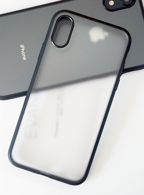 适用苹果iPhonexs手机壳X磨砂Max全包Xr抗摔7保护套8plus潮流 SE2新款