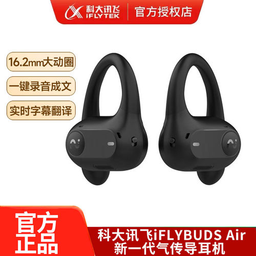 科大讯飞Air会议录音耳机Nano+无线蓝牙降噪会议转写翻译同声传译-封面