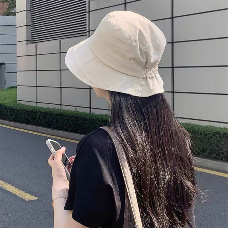 2025新款渔夫帽女夏季防晒太阳帽防紫外线遮阳帽大帽檐防晒帽
