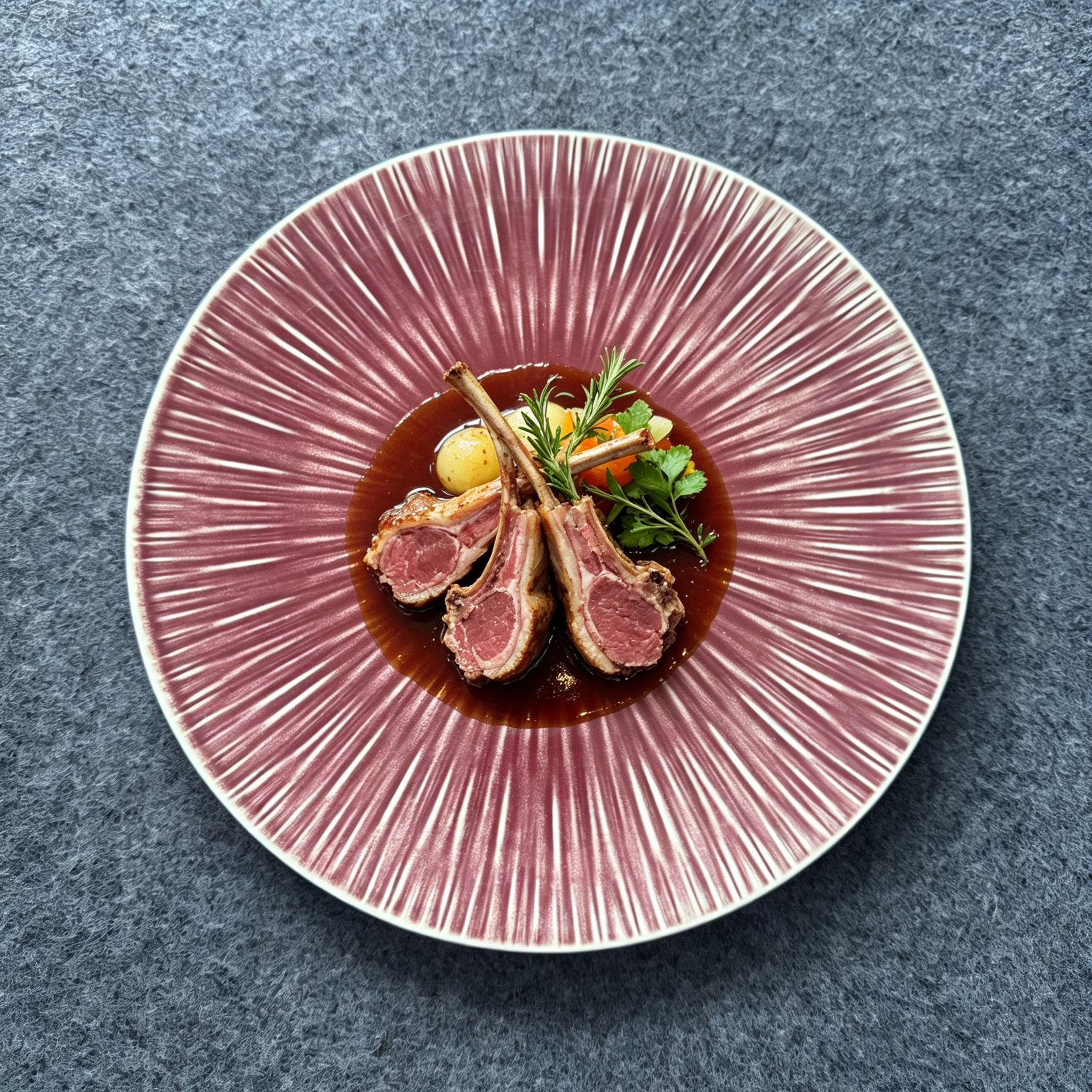 酒店餐厅陶瓷盘子创意个性餐具连盘