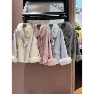 毛可拆卸 配狐狸毛领跟狐狸袖 含100绵羊毛 601 金 0618 外套