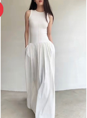 2025新款女装运动感背心连衣裙长裙女夏 The Movement maxidress