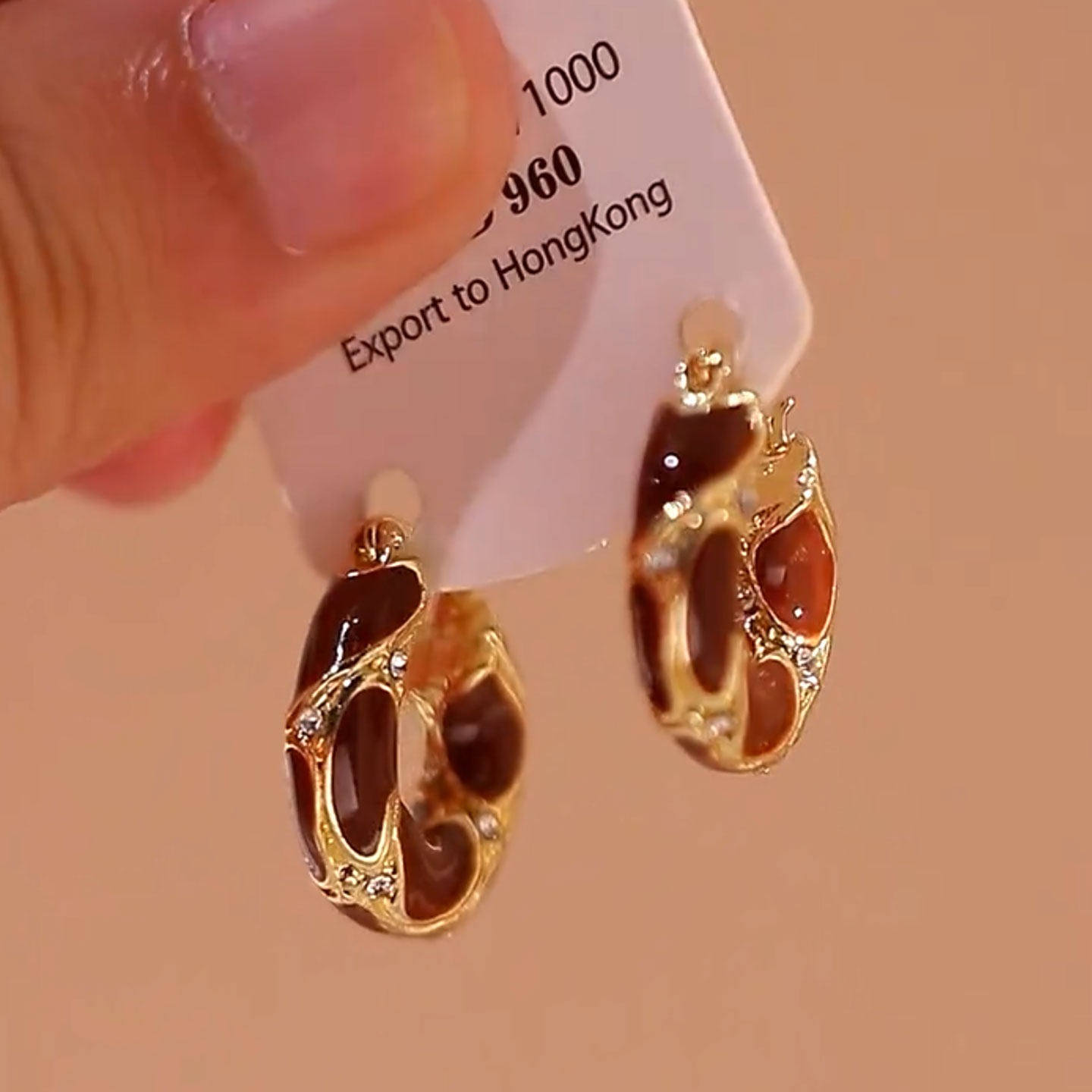 美拉德滴釉耳圈耳扣女2025新款爆款高级感耳钉巨好看耳环精致耳饰,饰品/流行首饰/时尚饰品新,耳环,淘宝优惠券,粉丝福利购,淘宝优惠卷