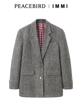 太平鸟女装冬季新款IMMI联名大衣A1AAD4340