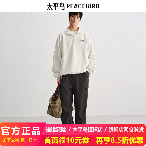 【商场同款】太平鸟男装休闲裤25秋季新款工装伞兵裤 B2GLF3435
