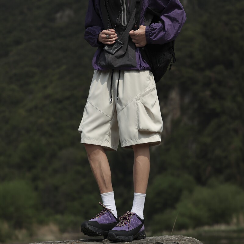 港风潮流宽松工装男士短裤XZ405-K007-p38,男装休闲裤,星座405