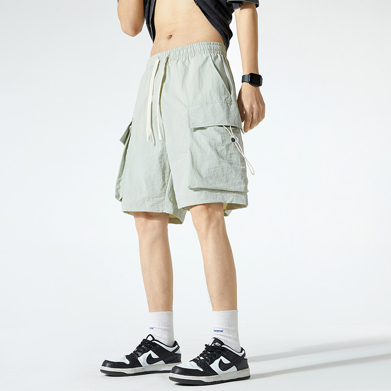 日系男士潮流工装薄款速干短裤XZ405-K233-P35控58图片