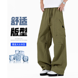2025男士大码松紧速干休闲裤XZ405-K199-P50，男装休闲裤，星座405