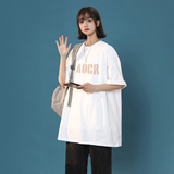 女装类目ins港风宽松夏女士t恤上衣短袖半袖XZ405-T18-P25，女装T恤，星座405