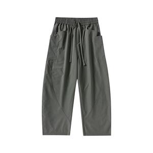 冲锋裤男美式高街宽松直筒工装休闲裤户外弯刀裤xz405-K1009-P45图片