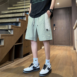 2024夏季潮流松紧男士大码短裤XZ405-K244-P35图片