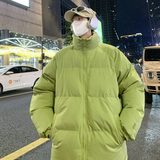 潮流港风冬季新品宽松大码立领棉服XZ405-Y09-P55特，男装棉衣，星座405