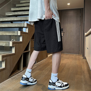 夏季薄款男士松紧宽松速干短裤XZ405-K241-P35图片