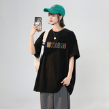 女装类目学生t恤夏装女士短袖宽松半袖XZ405-T14-P25，女装T恤，星座405