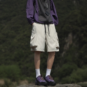 港风潮流宽松工装男士短裤XZ405-K007-p38图片