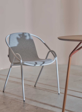 Camino CULVER chair 家用创意会议椅真皮布艺休闲椅客厅餐厅座椅