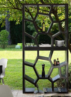 意大利Casamania Opus Incertum 歌剧院多功能白色书架酒架组合架