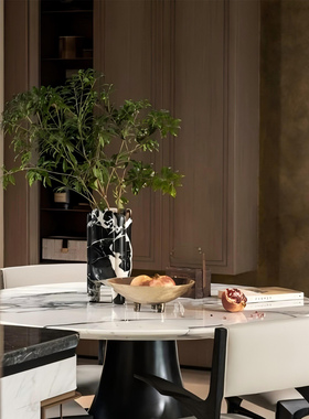 餐桌摆件高端上档次轻奢样板房高级感组合套装样板间道具装饰品