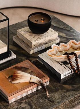 中古侘寂风轻奢样板间客