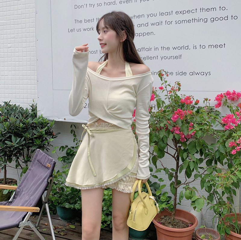 夏末芭蕾无尽原创醋酸短裙图片
