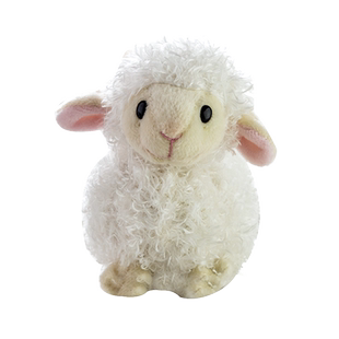 可爱萌萌的小羊公仔羊驼玩偶羊羊毛绒玩具送女生小孩子生日礼物