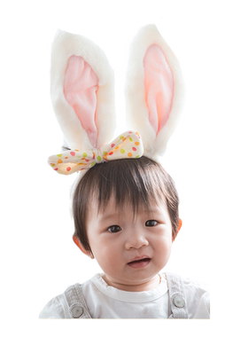 儿童可爱毛绒复活节幼儿园头饰