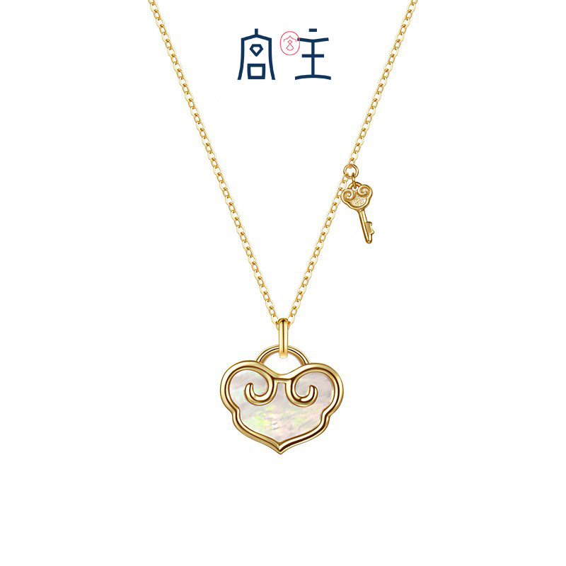 宫主幸运如意项链女夏s925银国风锁骨链吊坠高级感送女友生日礼物|ruв категории Украшения,ювелирные изделия, ожерелье - от Buy2taobao.com для оказания профессиональной услуги покупки агента Taobao