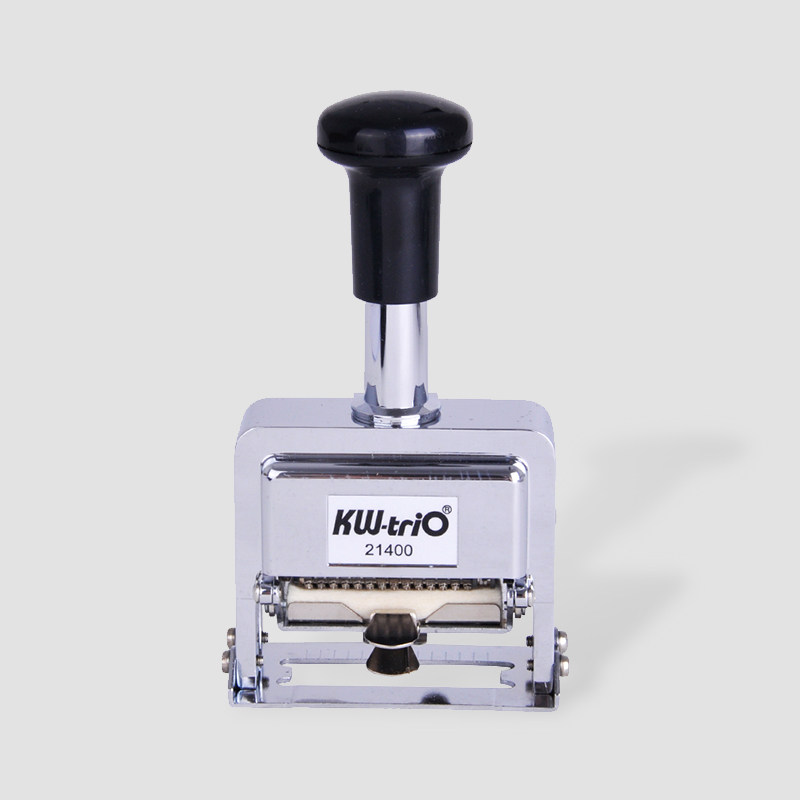 可得优21400十四位数号码机自动油墨银行打号机器数字编号打码机