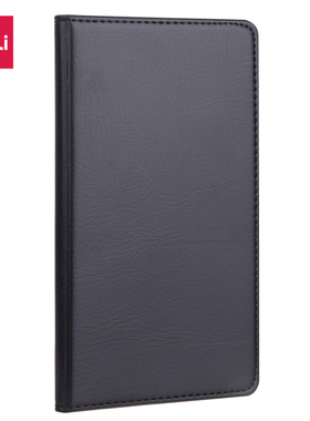 得力7903皮面本48K(黑色80张页/1本)195*95mmPU日笔记事办公本册