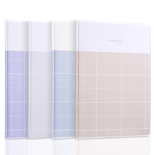 32K72页 得力T3272 包 混4本 办公学生少女日笔记事册 01JY胶套本