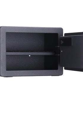 得力33515电子密码保管箱H250(黑色家用小型办公钥匙防盗隐藏入墙