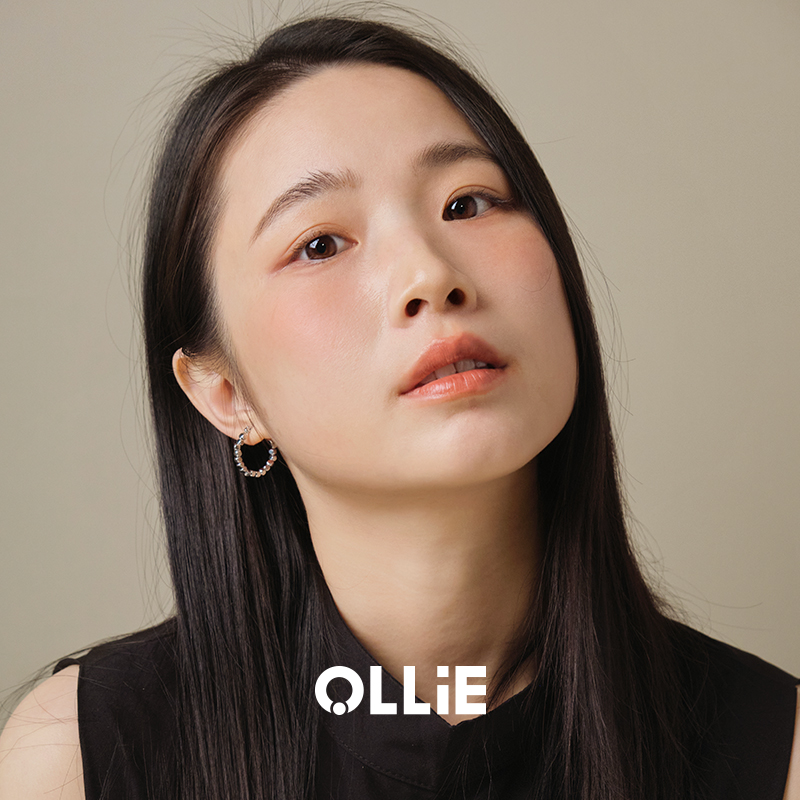 ollie是只猫｜会转圈的方方日系耳环圆圈耳饰女气质冷淡风耳环