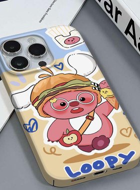 可爱露比适用于苹果16PLUS/13PRO情侣款ins安卓OPPOK9IQOOY30VIVOX100PRO红米K50三星A04E镜面硬菲林壳手机壳