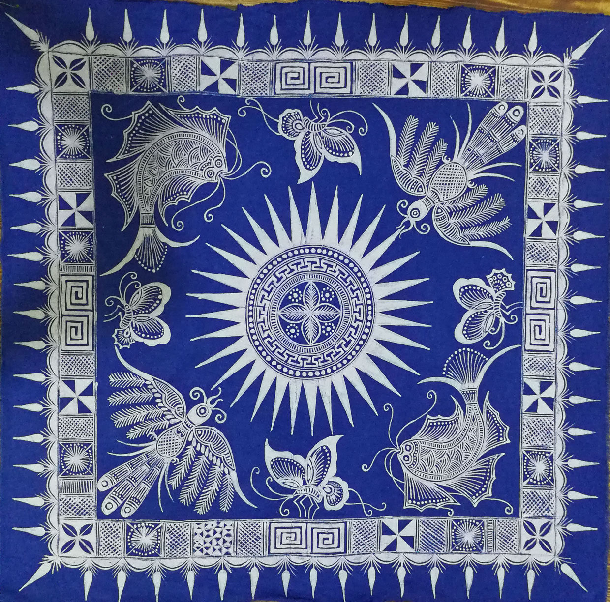 蜡染布艺丹寨蜡染衣服加工蜡染围巾加工蜡染制作蜡染私人订制特色