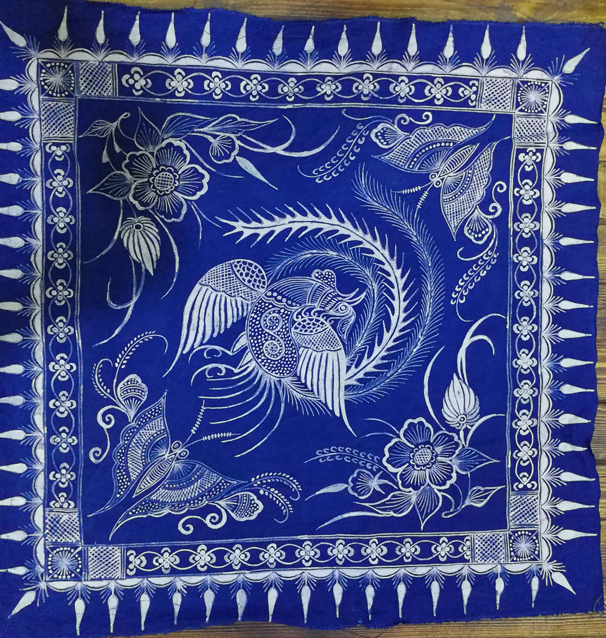 蜡染布料丹寨蜡染衣服定制围巾加工板蓝根蓝靛染色植物染代加工