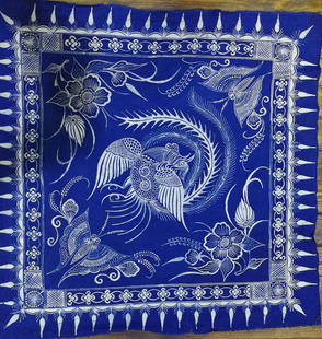 蜡染布料丹寨蜡染衣服定制围巾加工板蓝根蓝靛染色植物染代加工