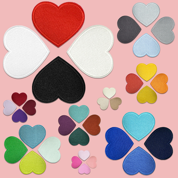 爱心布贴衣服羽绒服帽子补丁贴时尚装饰修补破洞刺绣图案心形贴布,居家布艺,布贴,淘宝优惠券,粉丝福利购,淘宝优惠卷