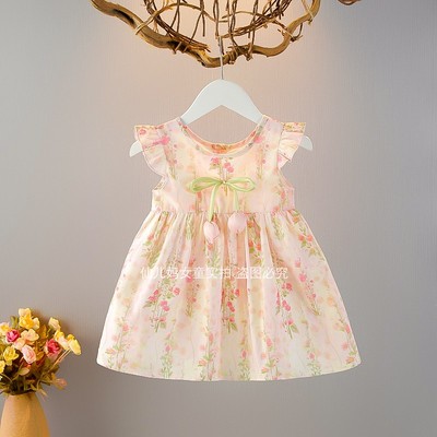 女童连衣裙夏天宝宝碎花婴儿小裙子一岁洋气小女孩公主裙夏天衣服