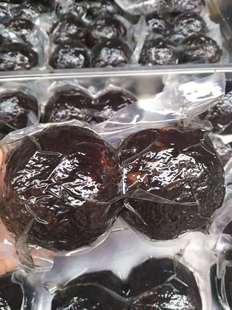 湖南特产农家自制柴火烟熏猪血丸子邵阳豆腐粑粑血圆