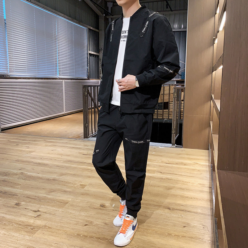 2021春秋季衣服套装男潮流潮牌男士卫衣帅气帅气男装A074-TZ9382,男装卫衣,星座210-1