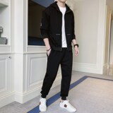 卫衣一套男装韩版潮流秋款男士休闲运动两件套装A074-TZ7101，男装卫衣，星座210-1
