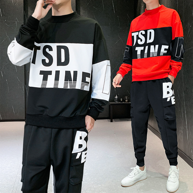 2秋季卫衣套装男时尚青少年套装A074-TZ072,男装卫衣,星座210-1