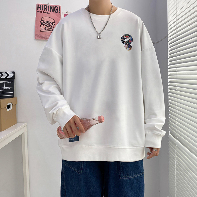 2021港风卫衣男潮流时尚休闲卫衣A074-WY28-P55,男装卫衣,星座210-1