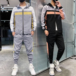 外套男士春秋款韩版潮流青少年秋季套装帅气夹克A074-T32—P85图片