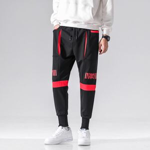 秋季裤子男潮流时尚休闲裤长裤酷丝绵运动休闲裤A074-AK013-P35图片
